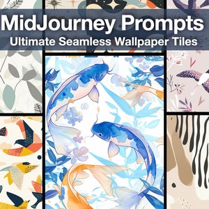 Midjourney V5.2 Prompt Guide: Seamless Boho Patterns (PDF)