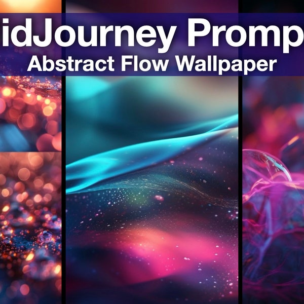 MidJourney Prompt Professional High Quality Liquid Melted Colorful Gradient, Abstract AI Art, Tested & Customisable, Best Midjourney Prompts