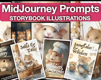 Midjourney Storybook Illustration Prompts: Custom AI Art (PDF)