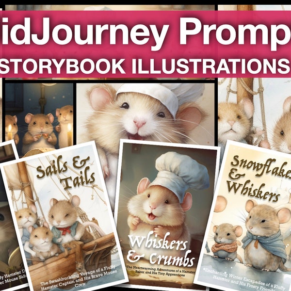 Midjourney Prompt Professional High Quality Storybook Illustrations AI Art Story Creator, Tested & Customisable, Best Midjourney Prompts