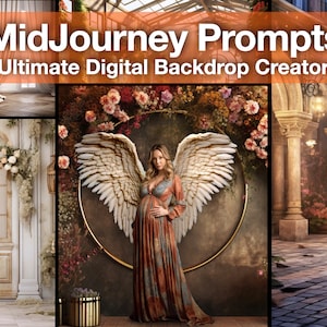 Midjourney Prompts: Digital Backdrop Creator eBook (PDF)