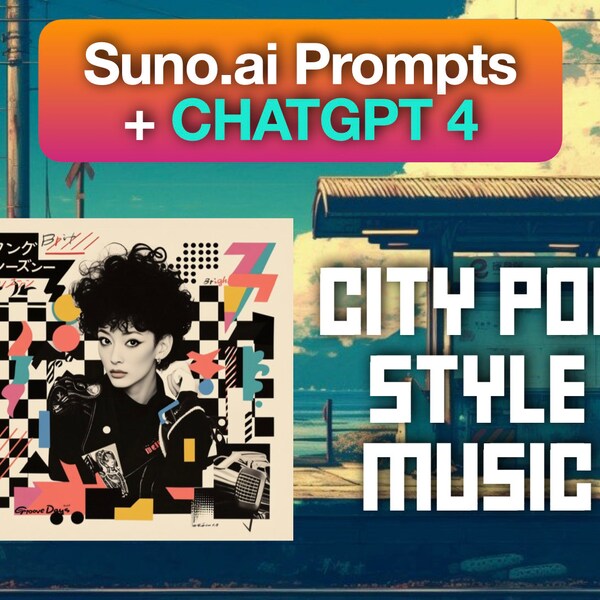 Suno AI City Pop Music Generator Guide Professional Music Prompt for Audiophile High Quality ChatGPT Prompt J-pop Japanese Musical Prompt