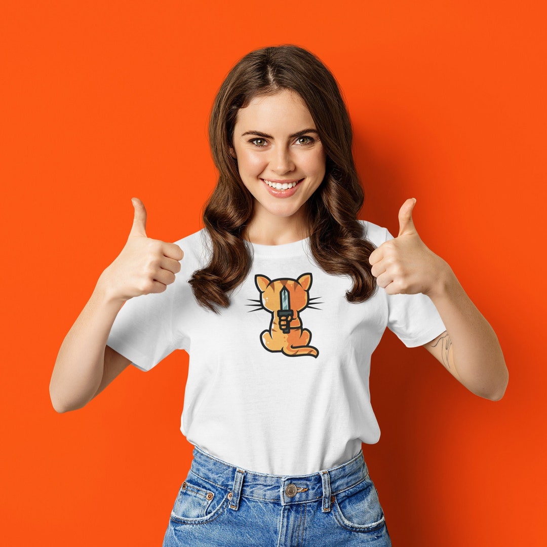 Sussy Shirt Among Us Cat T Shirt Murder Cat Cat Clothes Etsy