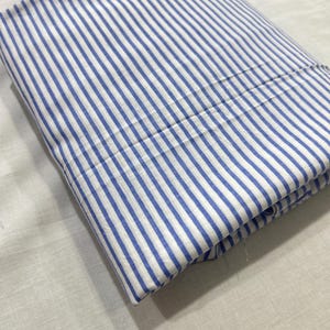 Striped Cotton Fabric – Handloom Woven Textile by the Yard, Boho Indian Fabric for Sewing