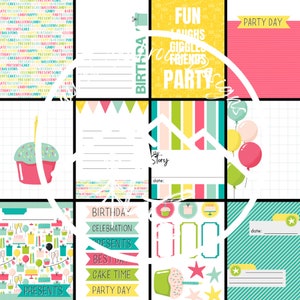 Birthday Themed Project Life Journal Cards