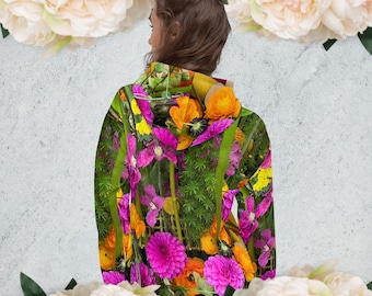 HOUD BLOEIENDE HOODIE | Bloemenhoodie | Natuur hoodie | Populaire hoodie | Bloemen geïnspireerde modieuze natuurliefhebber zachte stoffen hoodie