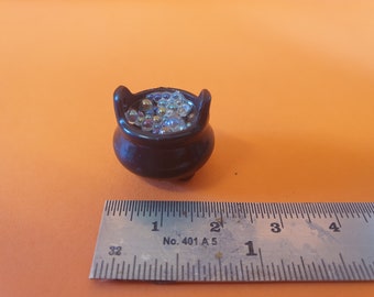 Miniature, Bubble Cauldron, Halloween, Witch, Spooky, Ghost, Potion, Apothecary, Weird.