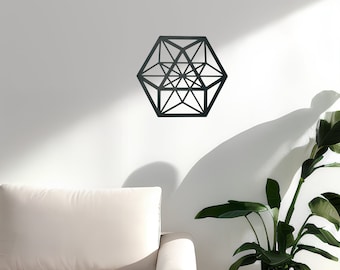 Vector Equilibrium Sacred Geometry Wall Art