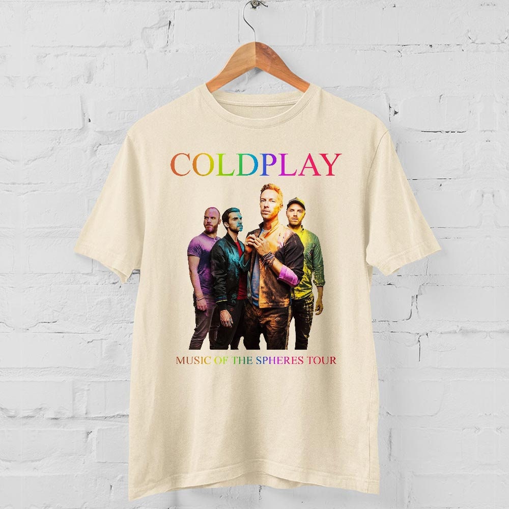 Coldplay Music Of The Spheres Tour 2023 Double Sided T Shirt Designed &  Sold By Anestassia Willing