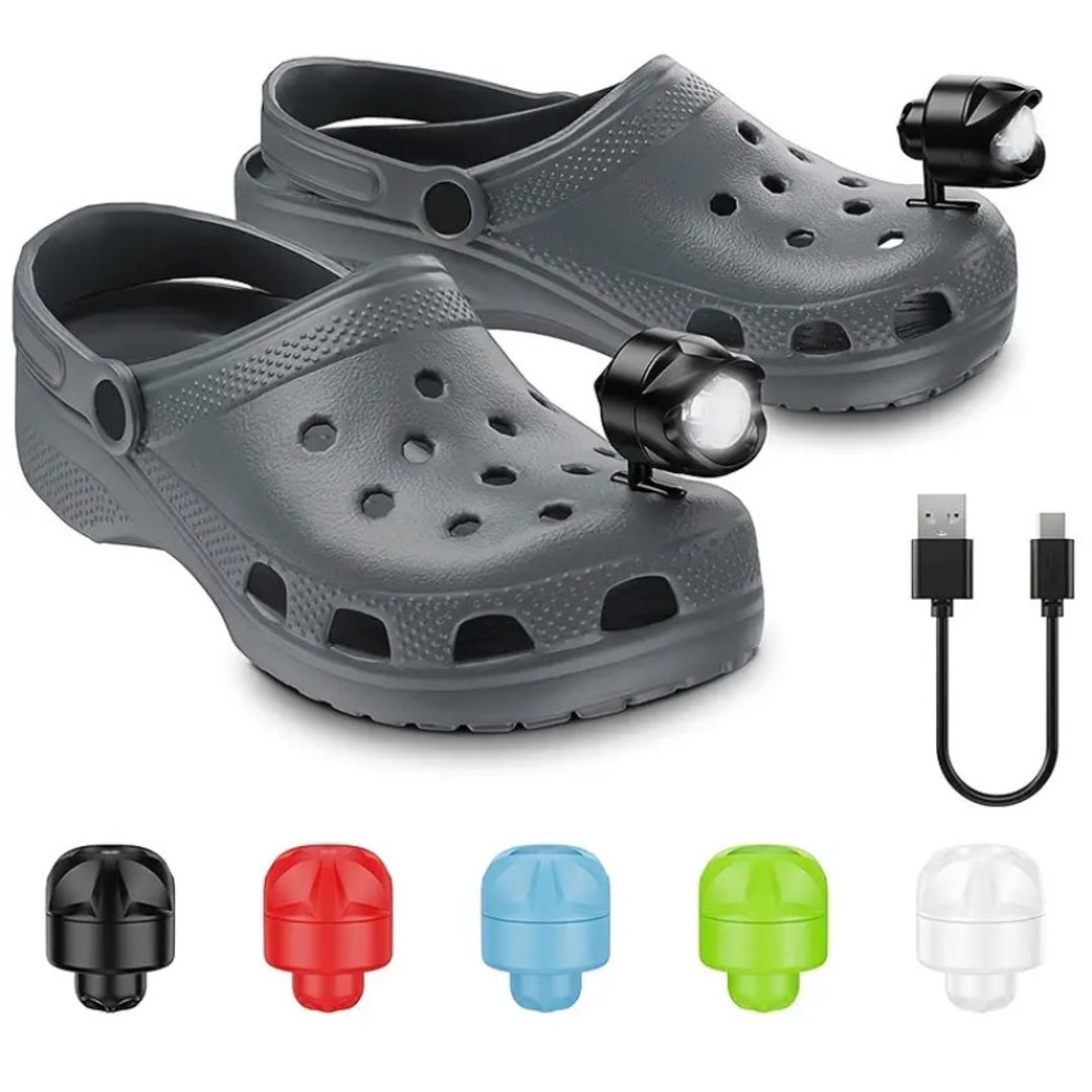 Rechargeable Headlights for Crocs 2pcs LED Light for Croc Etsy