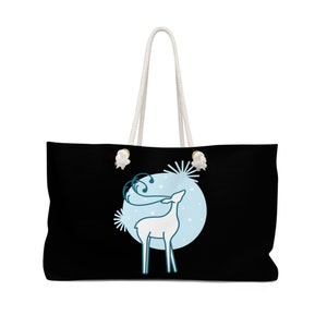 Christmas Reindeer Weekender Bag - Festive and Stylish Travel Accessory