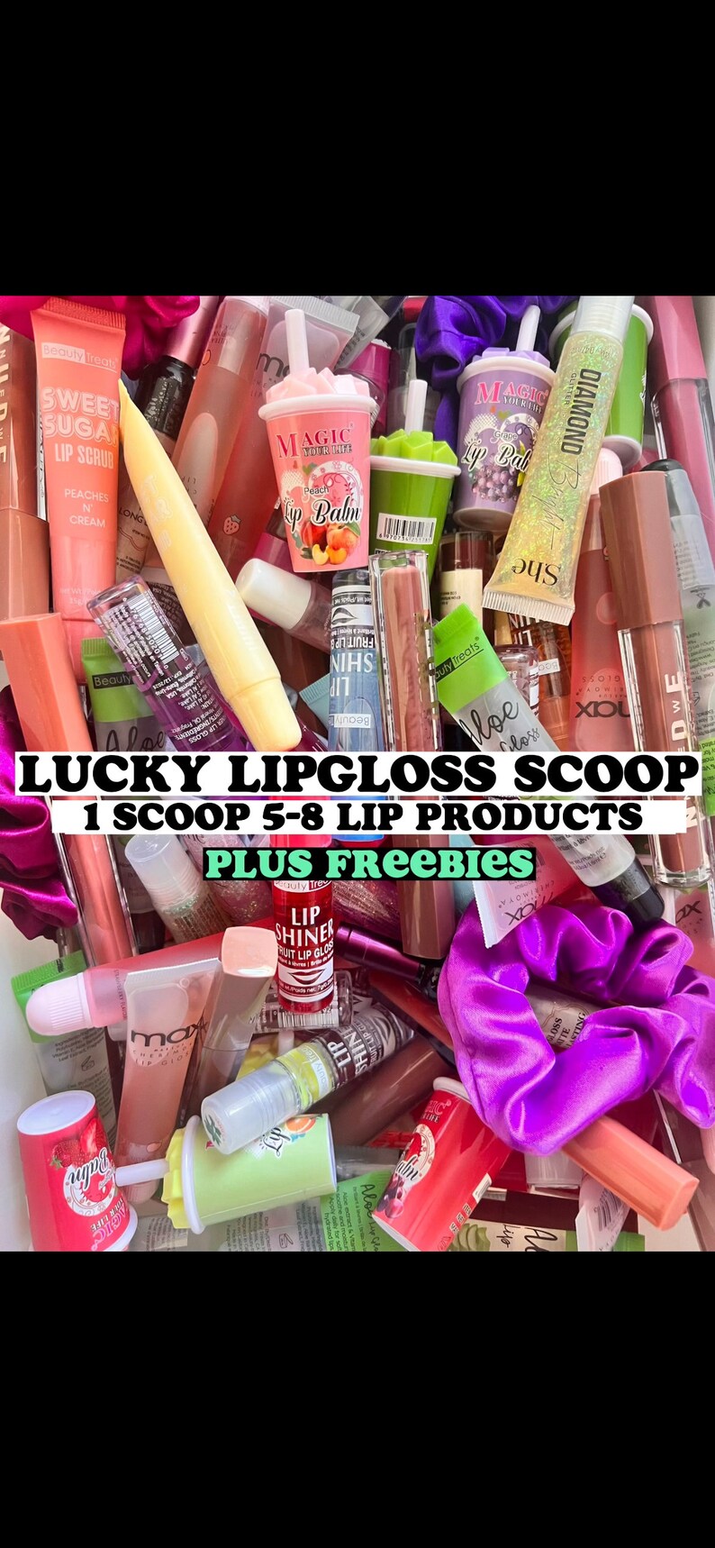 Lucky Lipgloss Scoop Lucky Lipcare Scoop Etsy