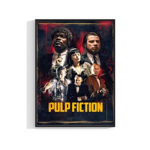 Pulp Fiction Movie 1994 Poster 90s Film Print A5 A4 A3 A2 A1
