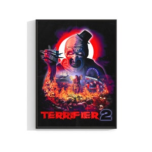 Terrifier 2 Cartel de película 2022 Art Film Print A4 A3 A2 A1 Maxi