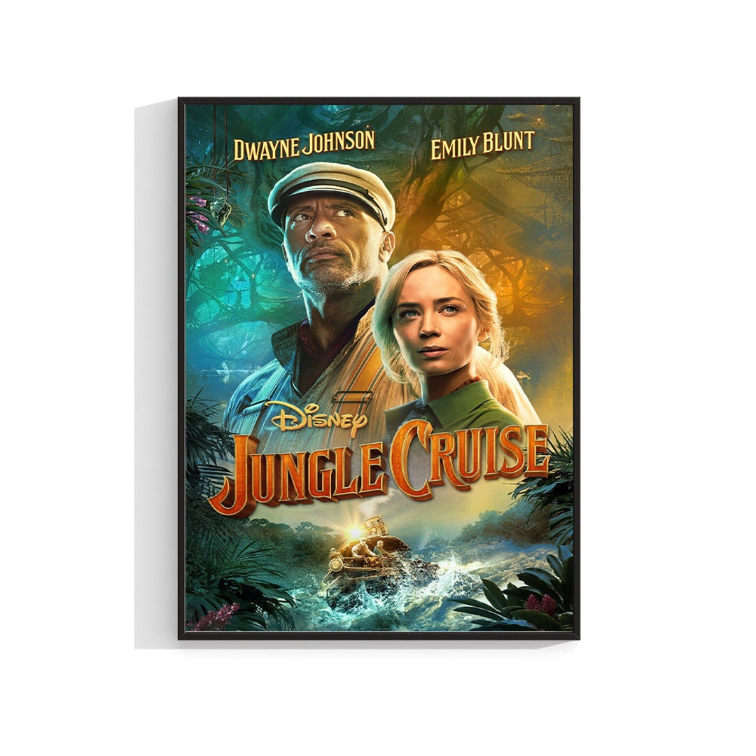 Jungle Cruise Poster Movie Action Adventure Comedy Film Art Print Gift ...