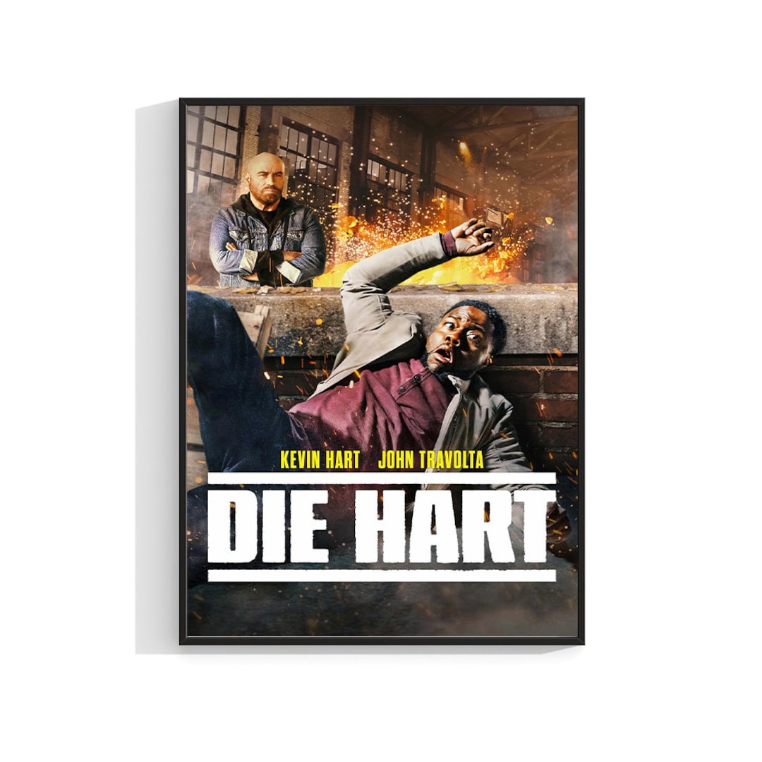 Die Hart 2023 Kevin Hart Movie Poster Print Film Wall Art A4 A3 A2 A1
