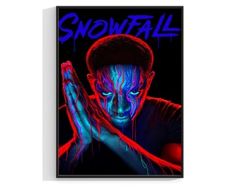 Snowfall 2023 Movie Tv Series Movie Poster Print Film Wall Art A4 A3 A2 A1 Maxi