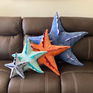Padrão de costura de estrela do mar com 4 tamanhos