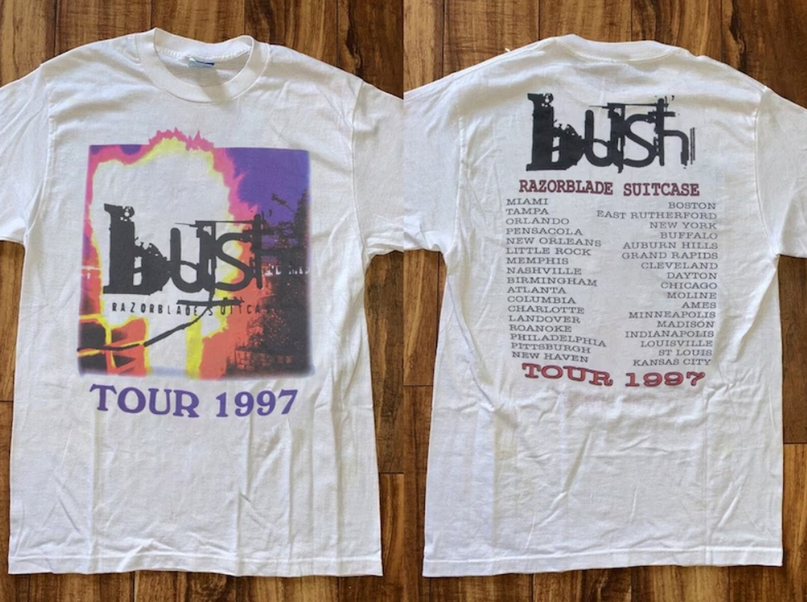 90s BUSH RAZORBLADE SUITCASE TOUR Tシャツ L