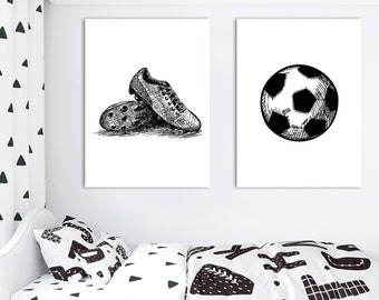 Soccer Poster, Soccer Prints, Soccer Wall Art, Soccer Gift, Printable, Sport, Boys Room, Teen Room, Nursery, Soccer Boots, Soccer Ball