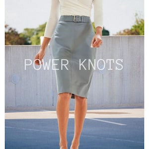 Light Blue Leather Skirt for Women, Women&#39;s Blue Lightweight Midi Length Pencil Leather Skirt, Women&#39;s Blue Leather Skirt, Blue Midi Skirt