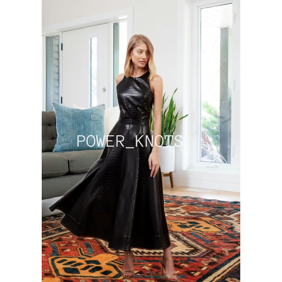 Long Black Leather Gown SNATCHED FAUX LEATHER LONG SLEEVE MAXI DRESS AKIRA Long Black Leather Gown SNATCHED FAUX LEATHER LONG SLEEVE MAXI DRESS AKIRA