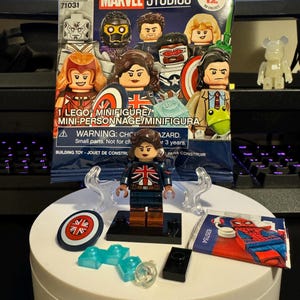 Capitano Carter LEGO® Marvel Studios Series Minifigure 71031 Nuovo (Fuori produzione)