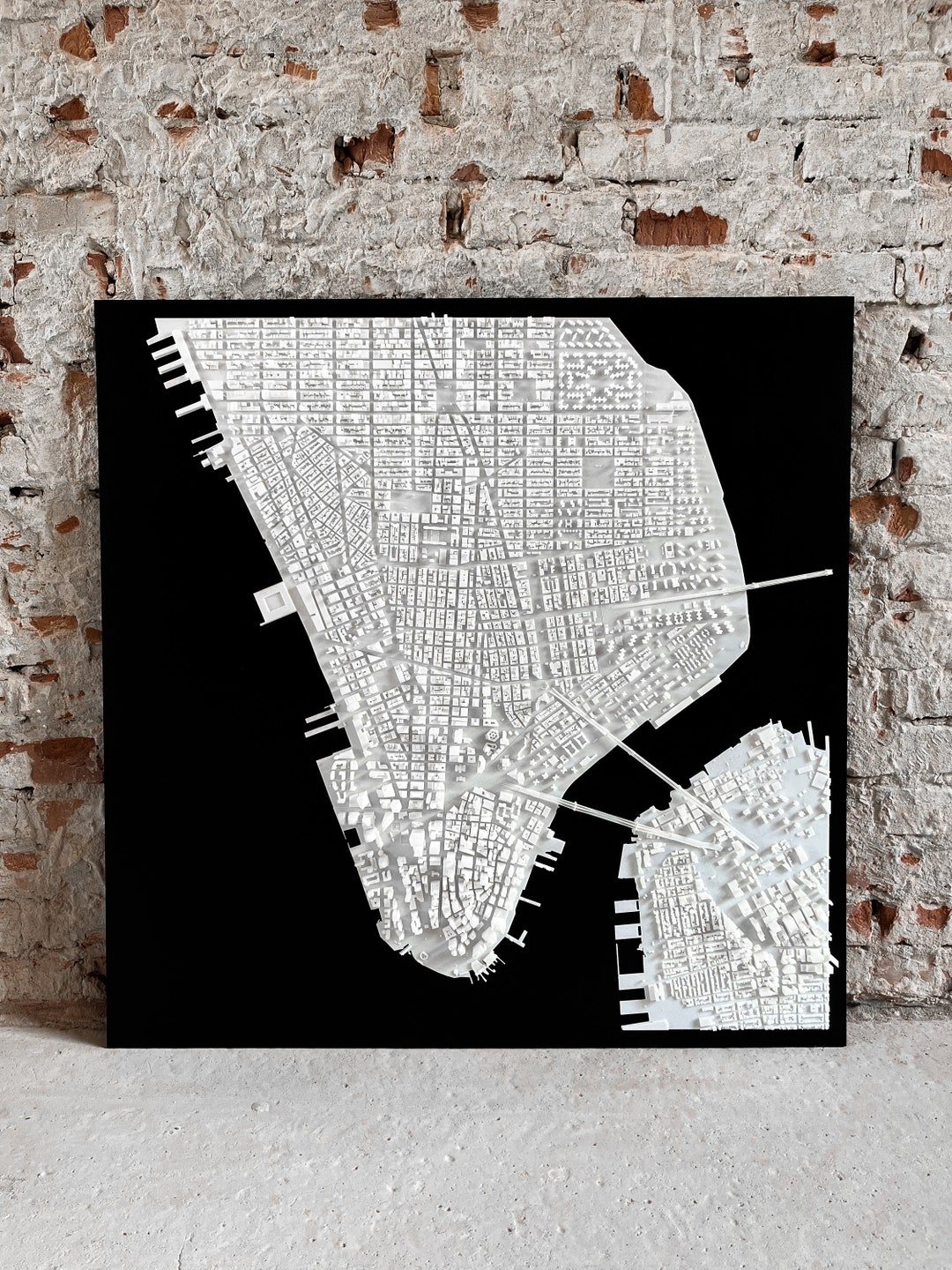 Lower Manhattan | 3D Printed City Skyline | Modern Wall Decor | 39 ...