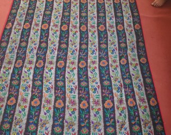 Superfine pure pashmina shawl from kashmir with kalamkari hand-embroider