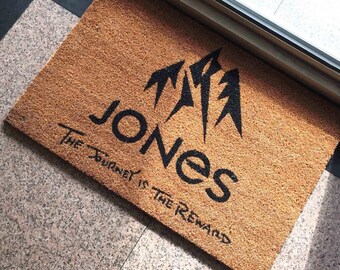 Jones Hello Floor Mat, Coconut Palm Door Mat, Home Floor Mat, Door Mat, Letter Carpet, Letters Mat, Home Mat, Kitchen Mat, Bathroom Mat