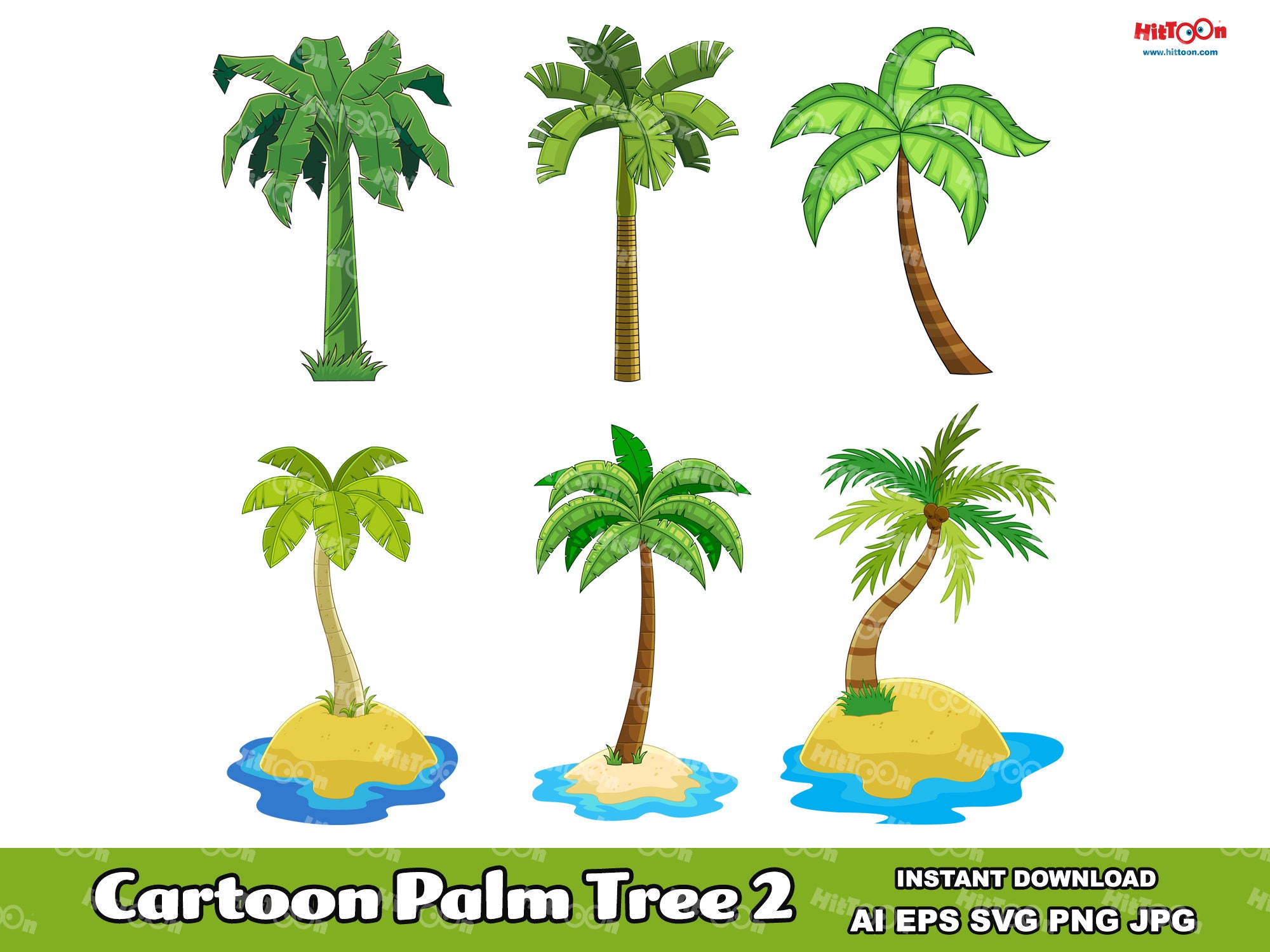 Palm trees on tropical island landscape sunrise or sunset background Stock  Vector Image  Art  Alamy
