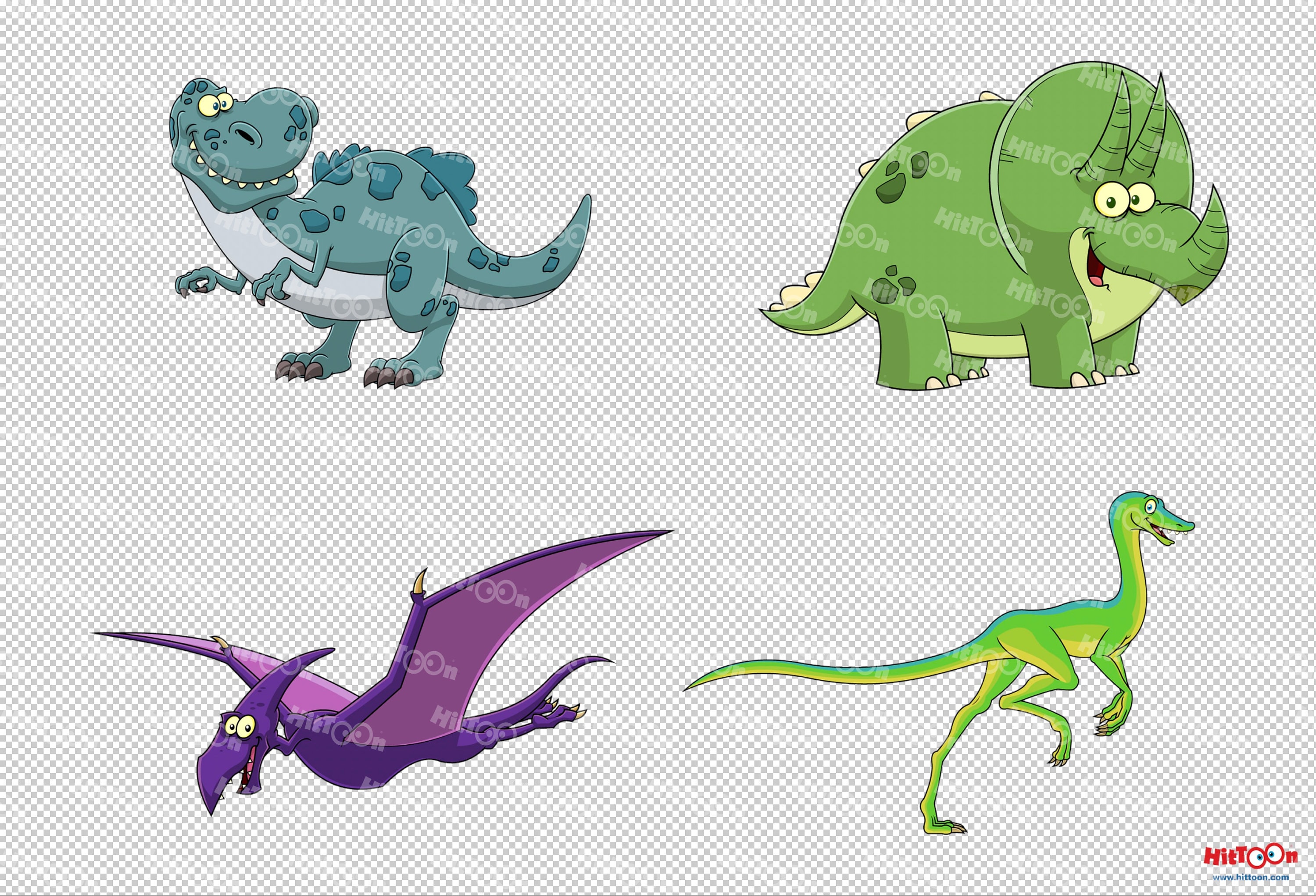 Paquete de imágenes prediseñadas de mascota de dinosaurio de dibujos  animados (ai, eps, svg, png, jpg) - Etsy México, image size:3000x2043