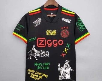 AJAX Bob Marley Jersey Brand New Special Edition Third Soccer Football Shirt  2021/2022
