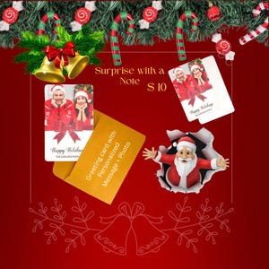 Weihnachtsgeschenkbox 2024 • Mystery Box für Ohrringe, Armbänder, Ringe • Personalisierte Schmuck Geschenkverpackung mit Karte+GiftBox+GiftBag