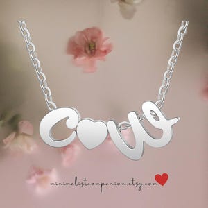 Custom Initial Necklace | Personalized Necklace With Initial Letter Entwined Heart Gifts For Grandma,Girlfriend,Aunty,Sister Christmas Gifts