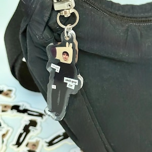 Seventeen DK "Chill Guy" Kpop Svt Keychain Acryl Carat, Seventeen Dokyeom, Carat Gift, Kpop Fan Gift, Seventeen Keychain, Lee Seokmin