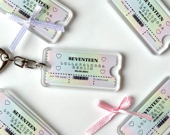 Seventeen Lollap*looza Berlin Schlüsselanhänger Acryl Kpop Svt Carat Memory