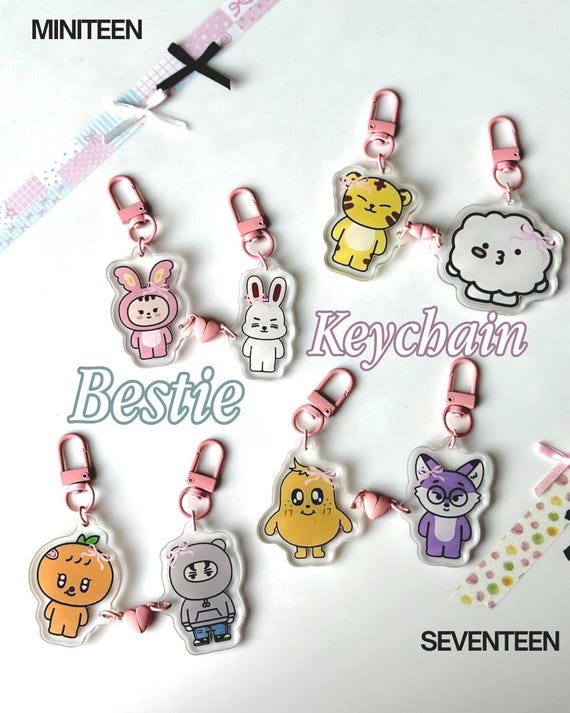 Seventeen ミニティーン ベストフレンド キーチェーンセット