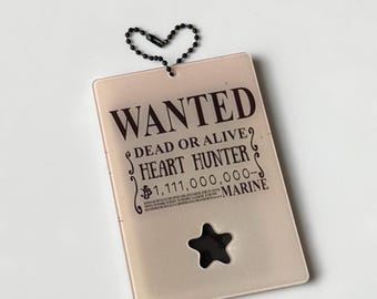 One Piece Photocard Holder Kpop Keyring Keychain Acryl Chopper