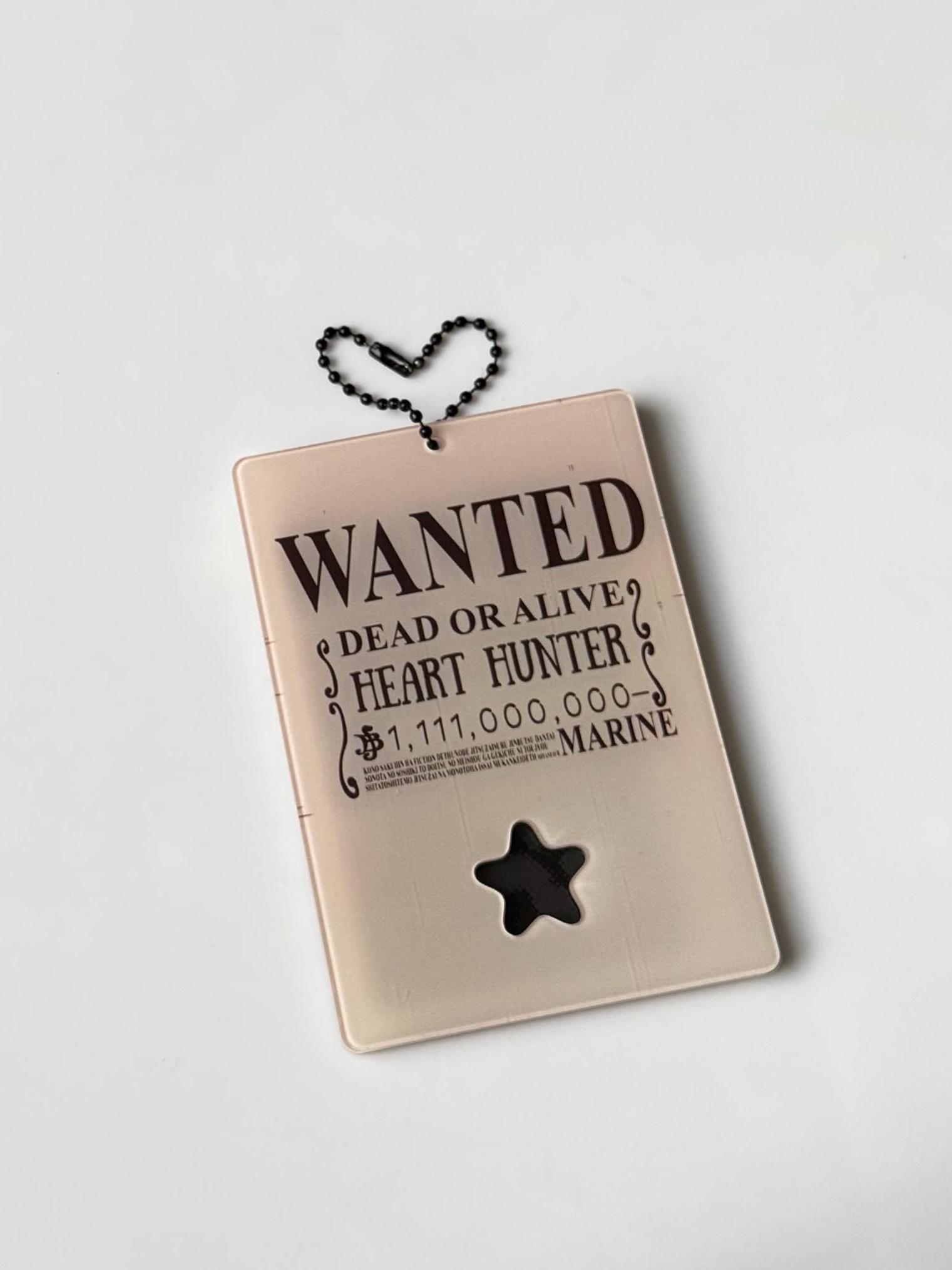 One Piece Photocard Holder Kpop Keyring Keychain Acryl Chopper