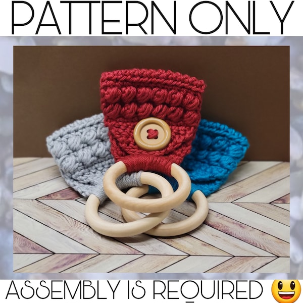 Pebbled Towel Ring PATTERN Only, Crochet Pattern, Dish Towel Ring, Crochet Dish Towel Holder, EZHookerCrochet, DOWNLOAD, Digital PDF
