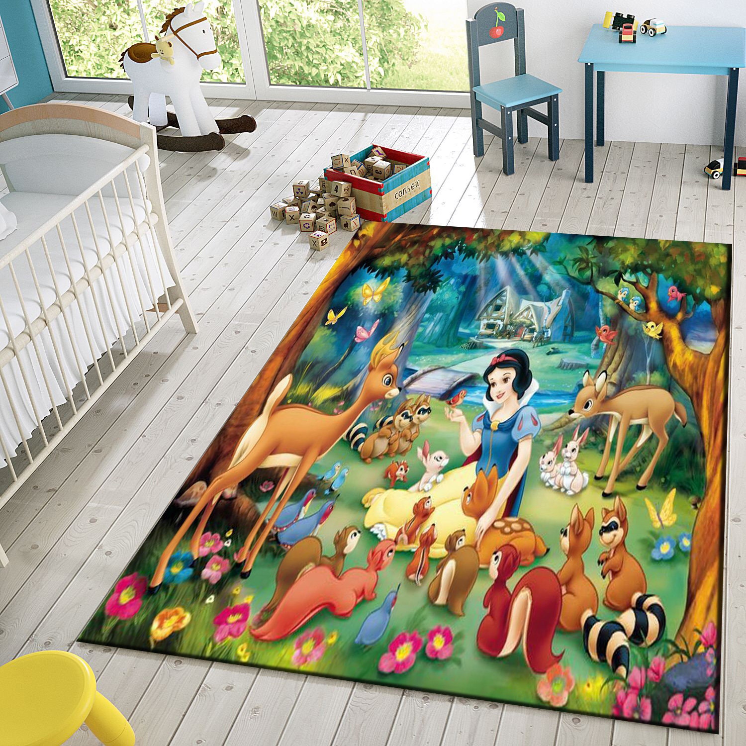 Discover Princess Rug, Dwarfs And Princess Rug, Funny For Kids Rug,Modern Kids Room,Kids Room Rug,Kids Room Decor, Gift For Him Her,Gifts for Kids