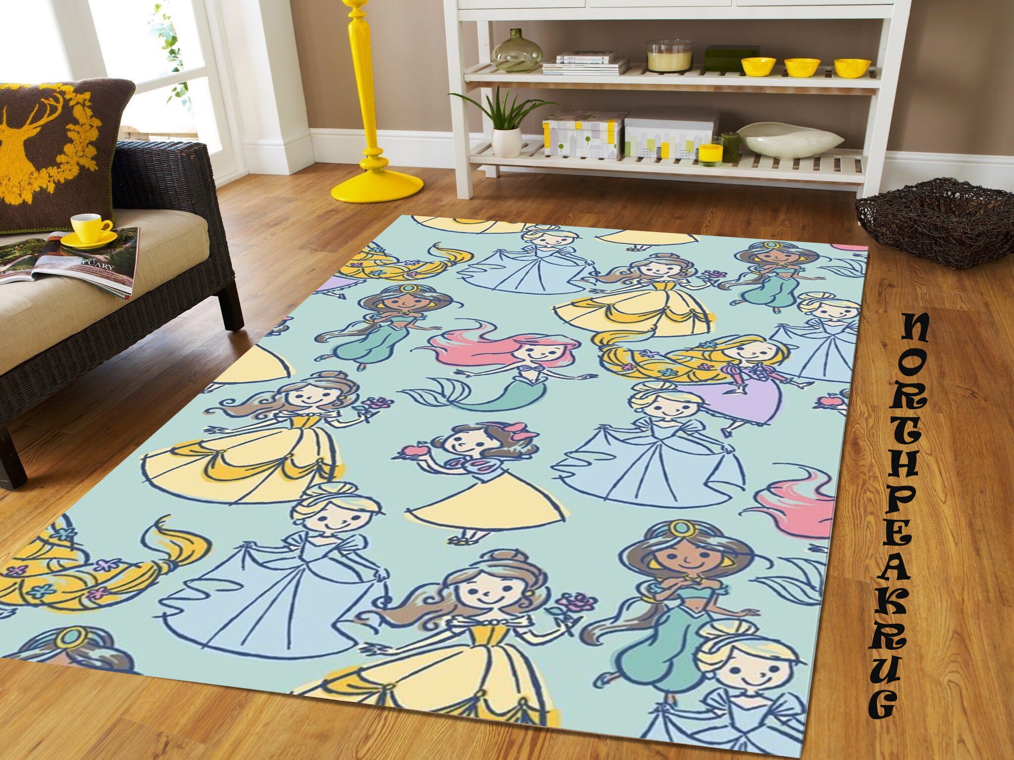 Discover Princess Rug, Fairytale Princess Rug, Funny For Kids Rug,Modern Kids Room,Kids Room Rug,Kids Room Decor, Gift For Him Her,Gifts for Kids