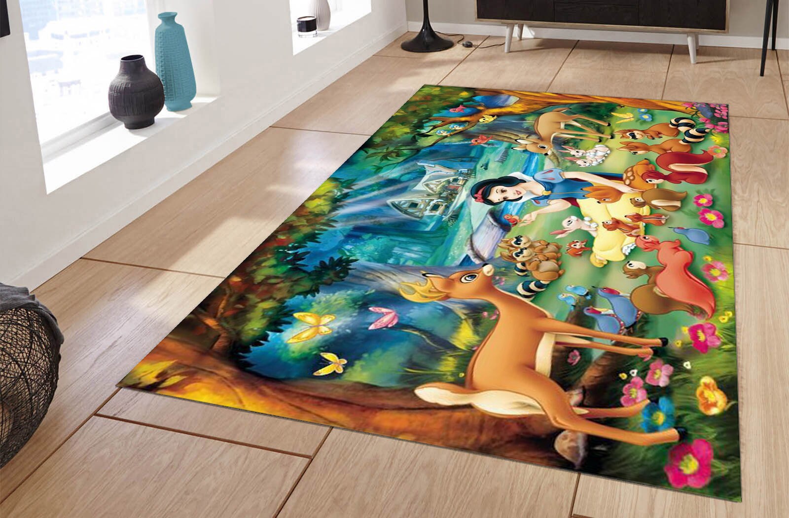 Discover Princess Rug, Dwarfs And Princess Rug, Funny For Kids Rug,Modern Kids Room,Kids Room Rug,Kids Room Decor, Gift For Him Her,Gifts for Kids