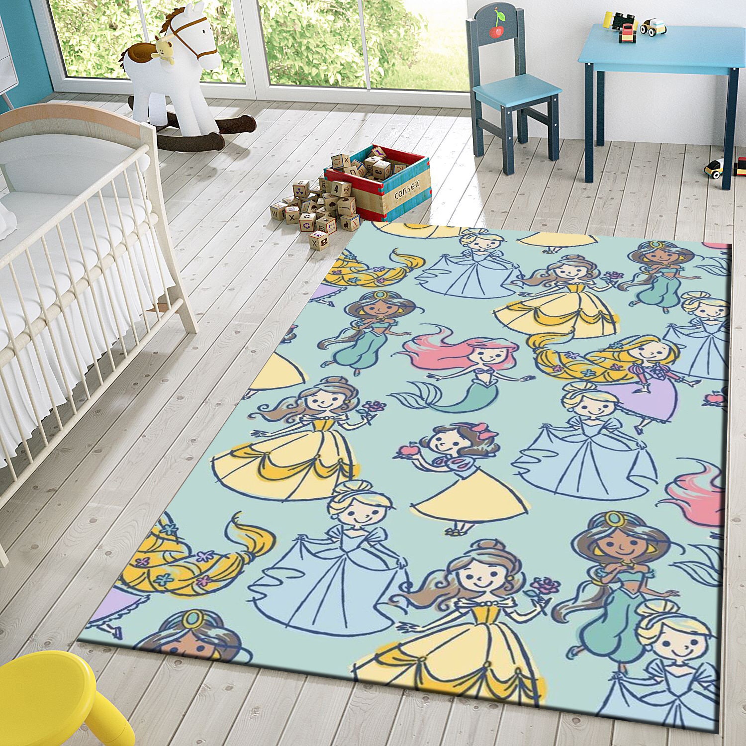 Discover Princess Rug, Fairytale Princess Rug, Funny For Kids Rug,Modern Kids Room,Kids Room Rug,Kids Room Decor, Gift For Him Her,Gifts for Kids