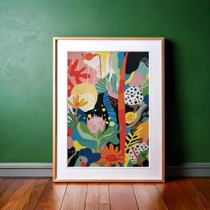Maximalist Wall Art, Printable Eclectic Wall Art, Abstract Wall Art, Colourful Wall Art, Digital Wall Art, Trendy Wall Art, Digital Download