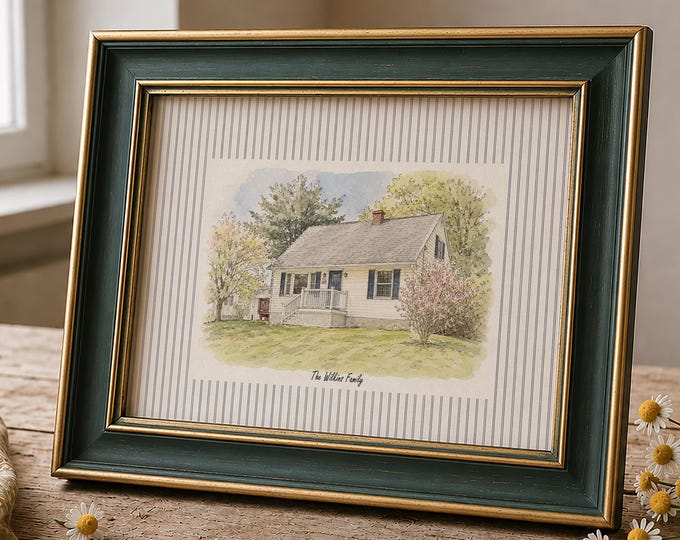 Vintage House Portrait