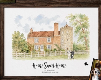WatercolorHousePortraits