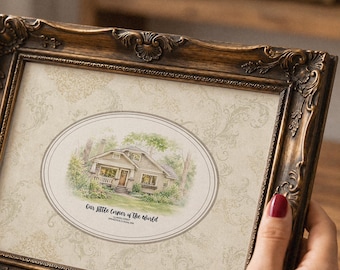 Custom House Painting,Custom Watercolor Home,Housewarming Gift,Our First Home Sign,Home Sweet Home Sign,First Home Gift (Digital Download)