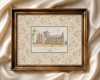 Custom House Portrait from Photo | 100% Hand Drawn Watercolor Home Illustration | Vintage House Art | No AI (Digital Download)